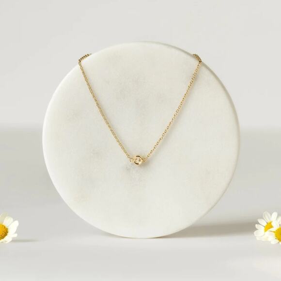 NEW Marrin Costello Soleil Dainty 14K Gold Plated Chain Bracelet - Picture 2 of 8